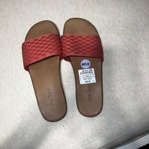 Me Too raspberry/sherbet pink Sandals Casual Comfort